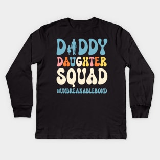 Dad Daughter Squad Father and Daughter Unbreakablebond Gift For Men Father day Kids Long Sleeve T-Shirt